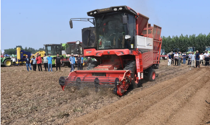 內(nèi)行首肯的“過硬品質(zhì)”!老農(nóng)機(jī)手情有獨(dú)鐘中聯(lián)收獲花生機(jī)